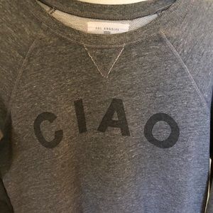 Anthropologie Graphic Crewneck